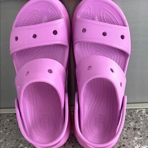 Crocs Mega Crush High Heel Sandal *Juice Pink* M8/W10
